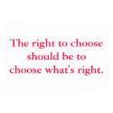 Right to Choose posters