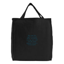 Right To Remain Quoted embroidered bags by Howellor Right To Remain Quoted embroidered bags