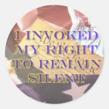 Right to Remain Silent Sticker