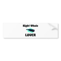 Right Whale Lover bumper stickers by AnimalShirts Right Whale Lover bumper stickers