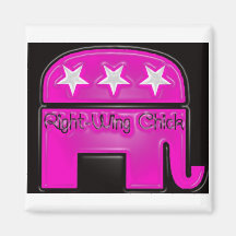 Right Wing Chick Magnets