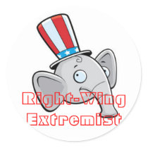 Right-Wing Extremist stickers