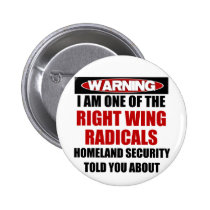 Right Wing Radical buttons