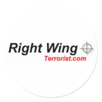 Right Wing Terrorist stickers