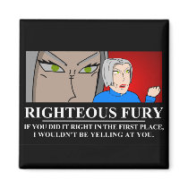 Righteous Fury Demotivator Magnets