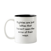 Righties Error mugs