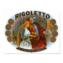 Rigoletto All Fine Havana Tobaccos Cigar Label posters