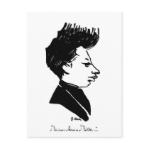 Rilke Caricature Post Card
