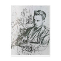 Rilke - Sketch Post Card