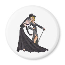 Rill and Zoe Fridge Magnets