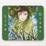 RIMAS WORLD, Live, Green Mouse Mats