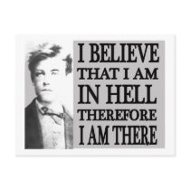 Rimbaud in Hell Post Card