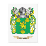 Rinaldi Coat of Arms (Family Crest) Post Cards