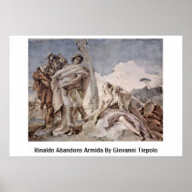 Rinaldo Abandons Armida By Giovanni Tiepolo Print