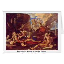Rinaldo And Armida By Nicolas Poussin Greeting Cards