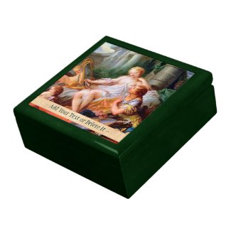 Rinaldo and Armidanude act lady Francois Boucher Keepsake Box