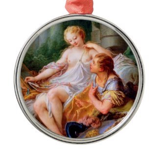 Rinaldo and Armidanude act lady Francois Boucher Christmas Ornament