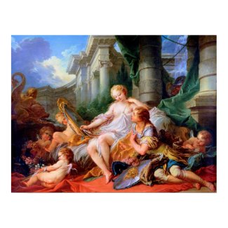 Rinaldo and Armidanude act lady Francois Boucher Posters