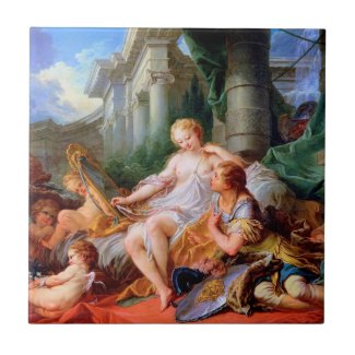 Rinaldo and Armidanude act lady Francois Boucher Tiles