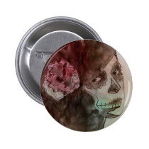 Rindschwein - Buttons "dia de la muerte" buttons