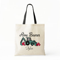 Ring Bearer Backhoe Tote Bags