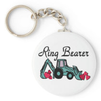 Ring Bearer Backhoe Keychain