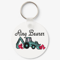 Ring Bearer Backhoe keychains by weddinghut Ring Bearer Backhoe keychains
