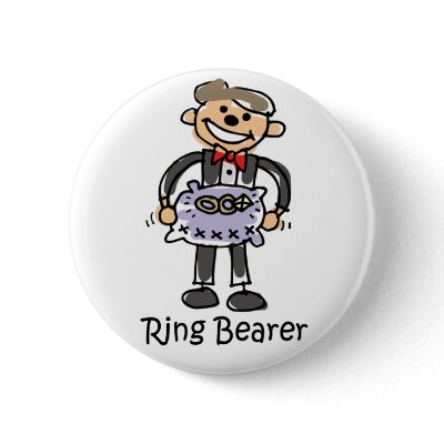 Ring Bearer button