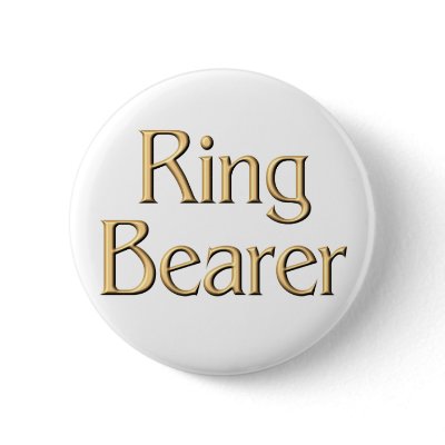 Ring Bearer button