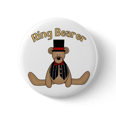 Ring Bearer button