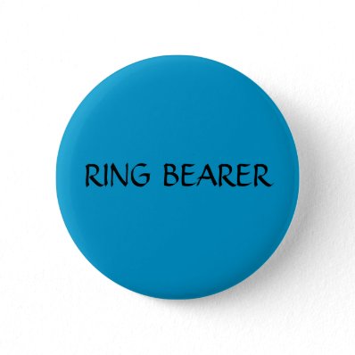 RING BEARER - button