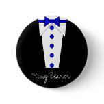 Ring Bearer Button (Blue)