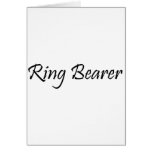 Ring Bearer Cards