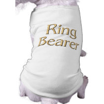 Ring Bearer dog t-shirt pet clothing by wedding_tshirts Ring Bearer dog t-shirt pet clothing