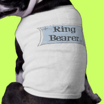 Ring Bearer dog t-shirt pet clothing by wedding_tshirts Ring Bearer dog t-shirt pet clothing