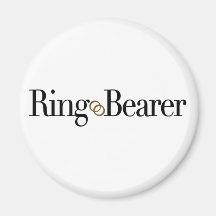 Ring Bearer Fridge Magnet