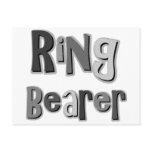Ring Bearer Gray Postcards