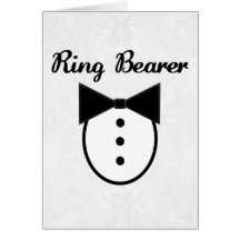 Ring Bearer Greeting Cards