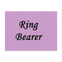 Ring Bearer Post Cards