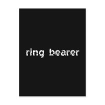 Ring Bearer Postcard
