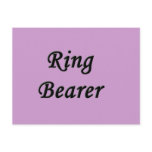 Ring Bearer Post Cards
