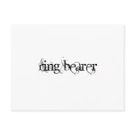 Ring Bearer Postcards