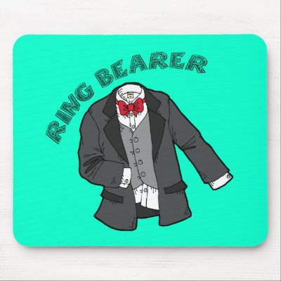 Ring Bearer T-shirts and Gifts Mouse Pads