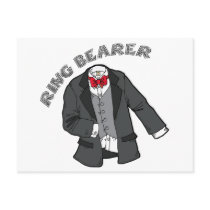 Ring Bearer T-shirts and Gifts Postcards