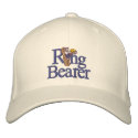 Ring Bearer Teddy Bear embroidered hats by WedThreads Ring Bearer Teddy Bear embroidered hats