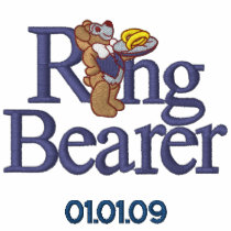 Ring Bearer Teddy Bear embroidered shirts by WedThreads Ring Bearer Teddy Bear embroidered shirts
