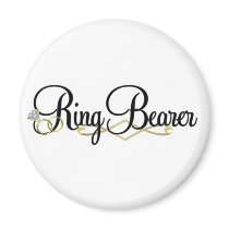 Ring Bearer - Wedding Fridge Magnet