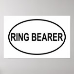 Ring Bearer Wedding Oval Print