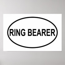 Ring Bearer Wedding Oval Print