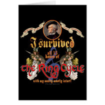 Ring Cycle Survivor Greeting Card
